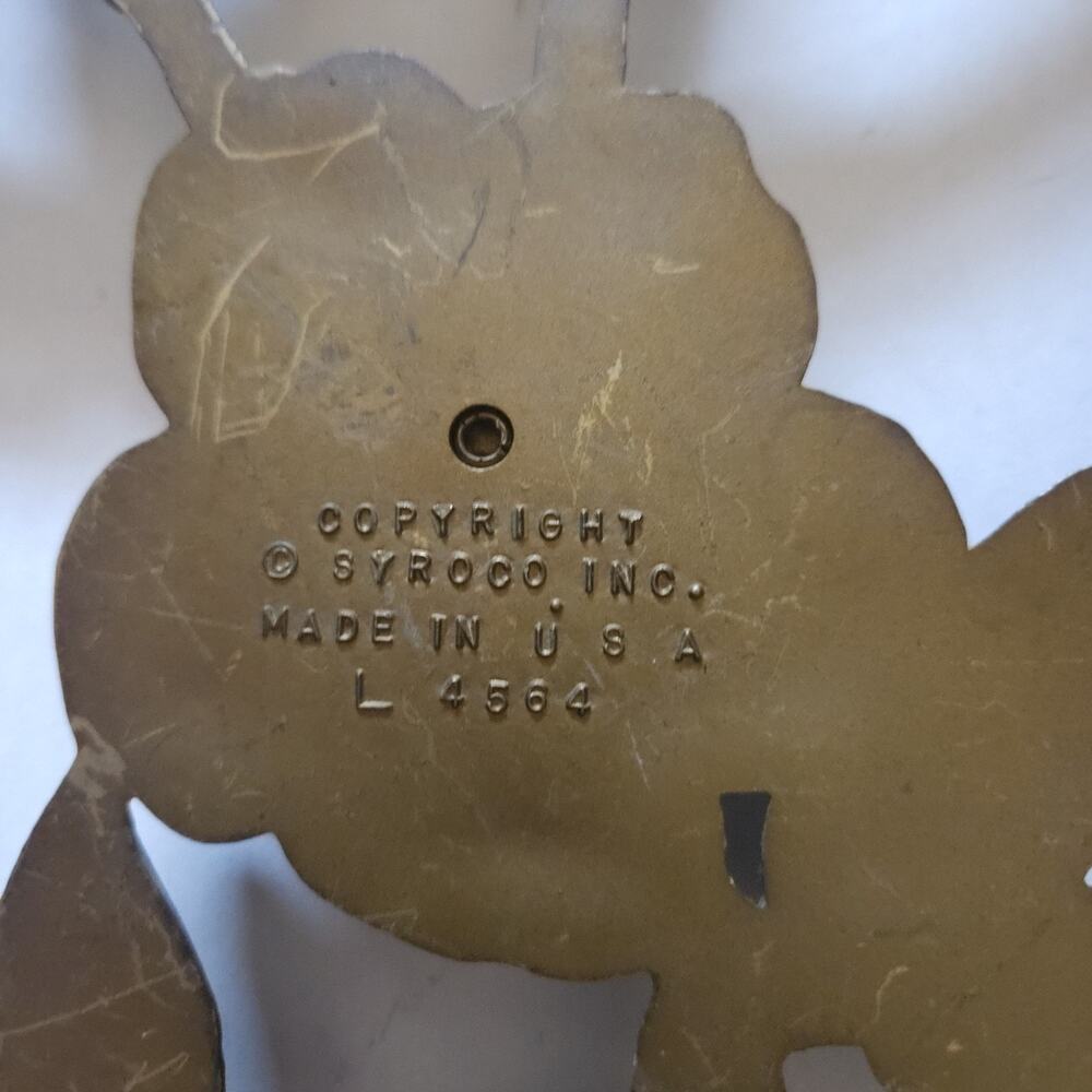 Vtg Syroco Gold Dogwood Branch Wall Plaque MCM Hollywood Regency 20"H PAIR - Picture 8 of 8